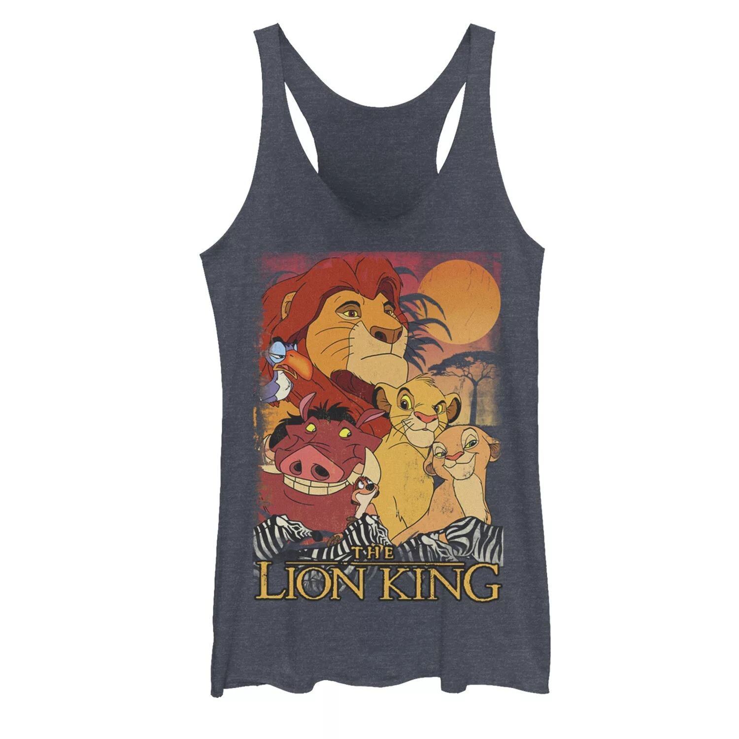 

Винтажная майка с рисунком Happy Sunset для детей Disney The Lion King Licensed Character