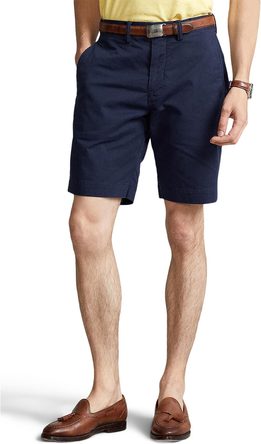 

Эластичные шорты-чинос классического кроя Polo Ralph Lauren, цвет Nautical Ink