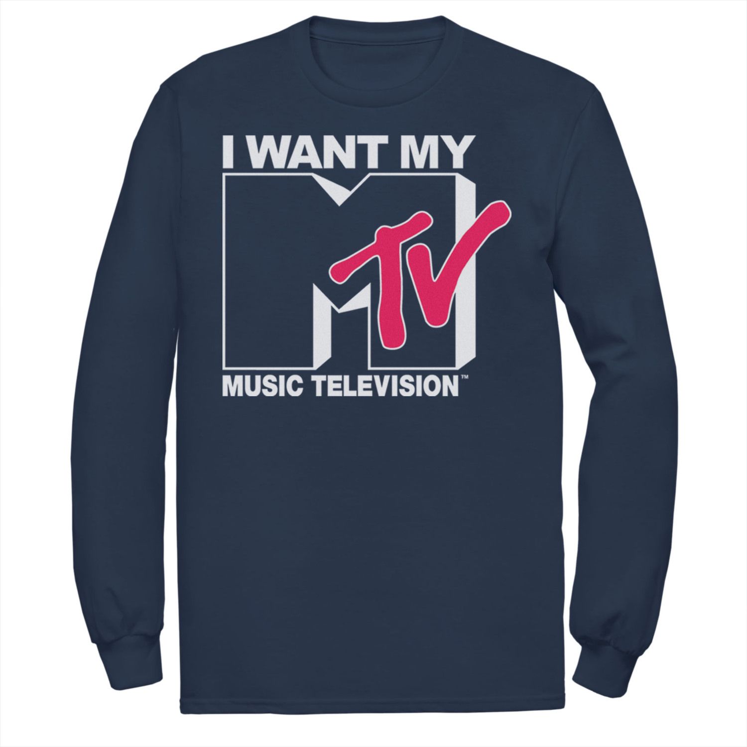 Мужская футболка с логотипом MTV Want Licensed Character футболка с логотипом mtv i want my mtv est 1981 для мальчиков 8–20 лет licensed character