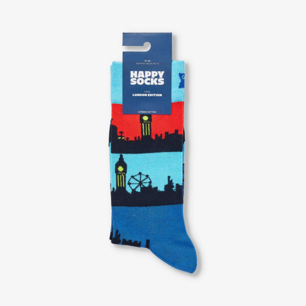 

Носки London Edition Skyline из эластичного хлопка Happy Socks, мультиколор