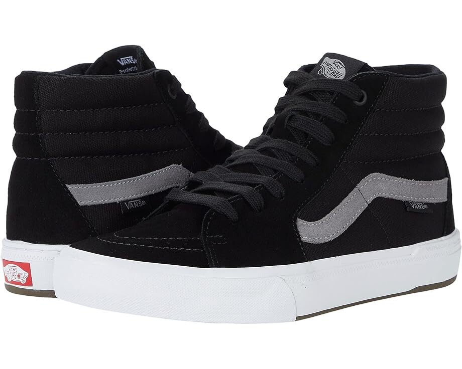 

Кроссовки Vans BMX Sk8-Hi, цвет Black/Gray/White Leather
