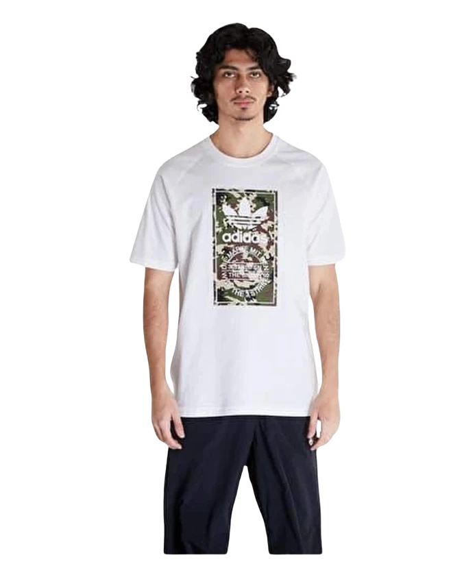 

Футболка с язычком Adidas, белый