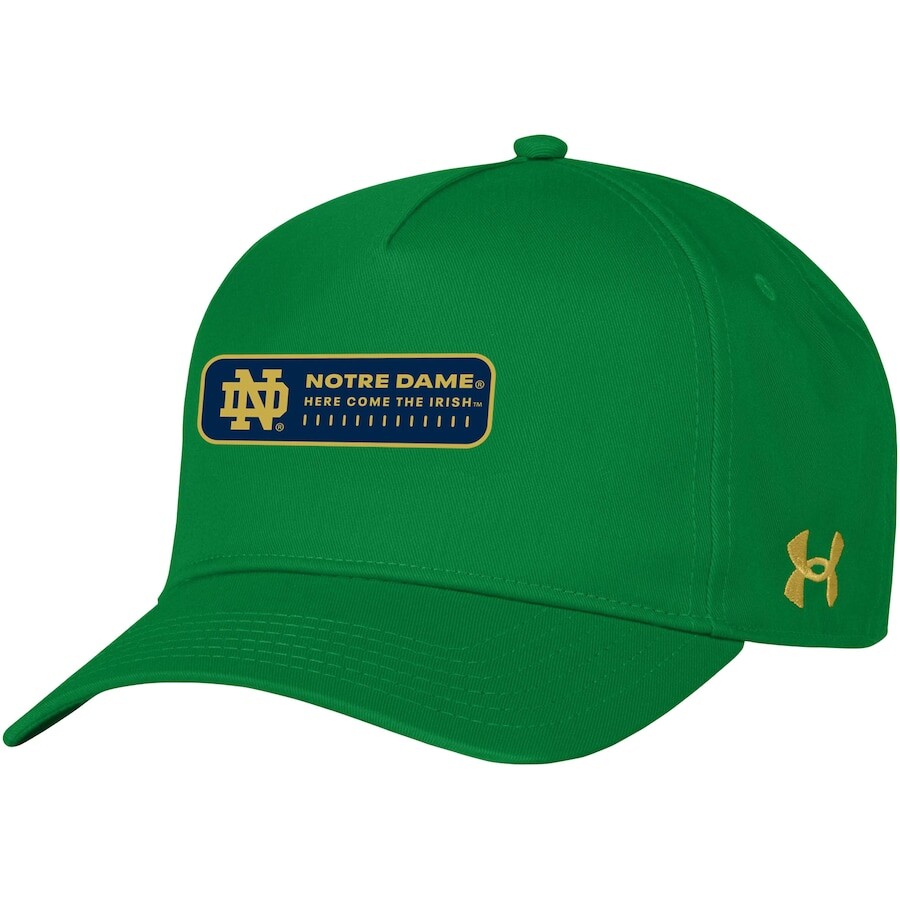 

Бейсболка Under Armour Notre Dame Fighting Irish, зеленый