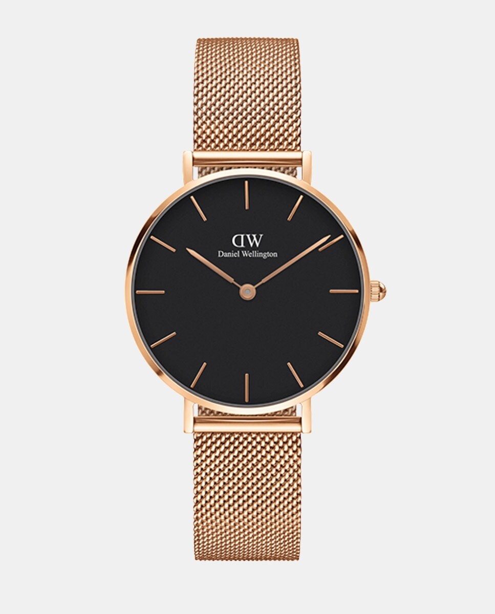 

Petite Mesh DW00100161 женские часы из стали розового золота Daniel Wellington, розовый