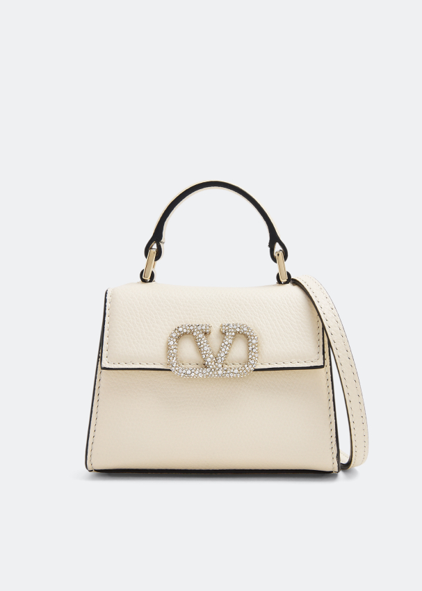цена Сумка Valentino Garavani Vsling Micro Handbag, белый