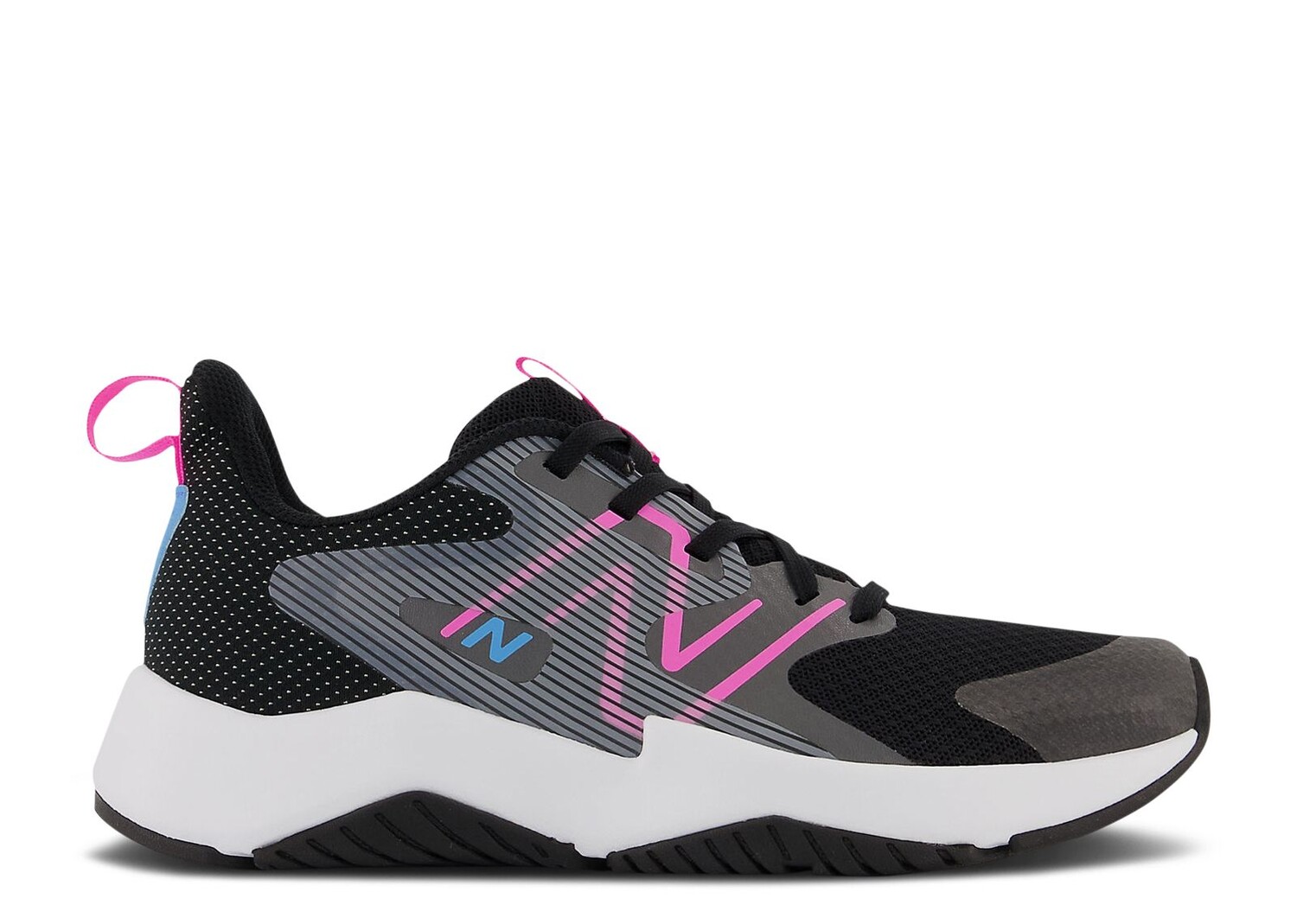 

Кроссовки New Balance Rave Run V2 Big Kid Wide 'Black Vibrant Spring', черный
