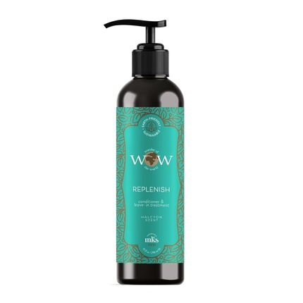 

MKS eco WOW Восстанавливающий кондиционер и несмываемое средство Halcyon Scent, 10 жидких унций Earthly Body