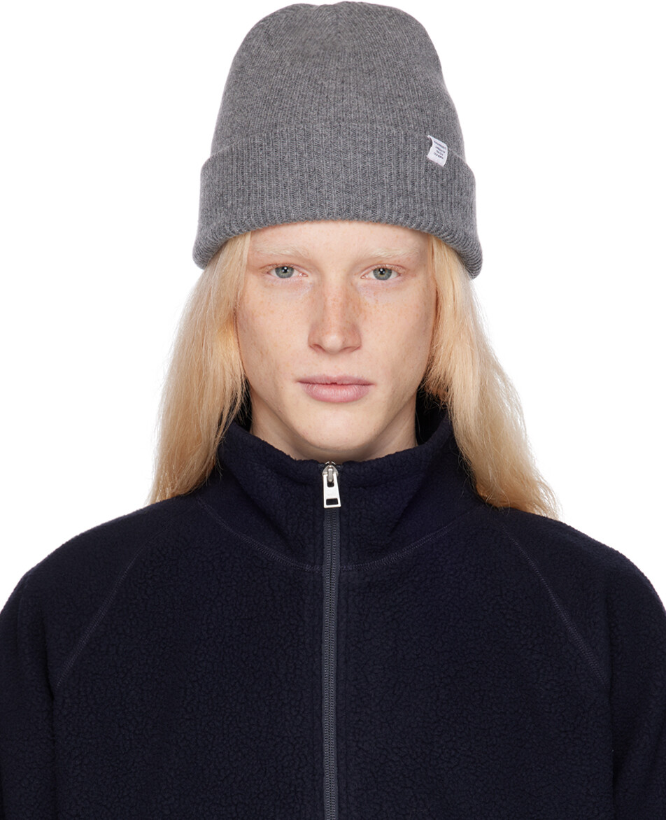 

Серая шапка из мериносовой шерсти ягненка Norse Projects