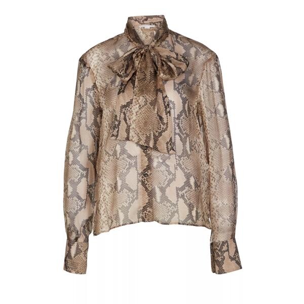 

Футболка bluse 2203 multicolor brown Stella Mccartney, коричневый