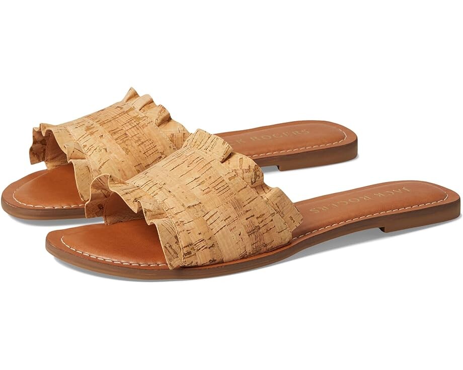 

Сандалии Jack Rogers Rosie Ruffle Slide, цвет Cork