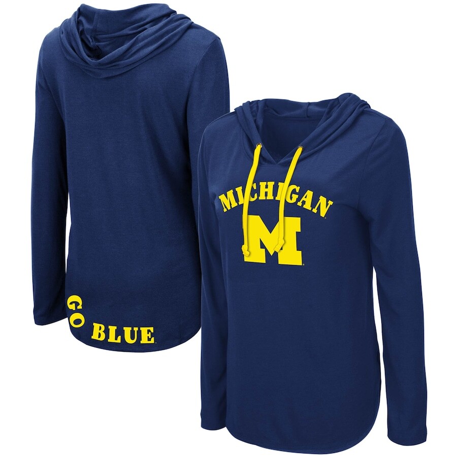 

Футболка с длинным рукавом Colosseum Michigan Wolverines, нави