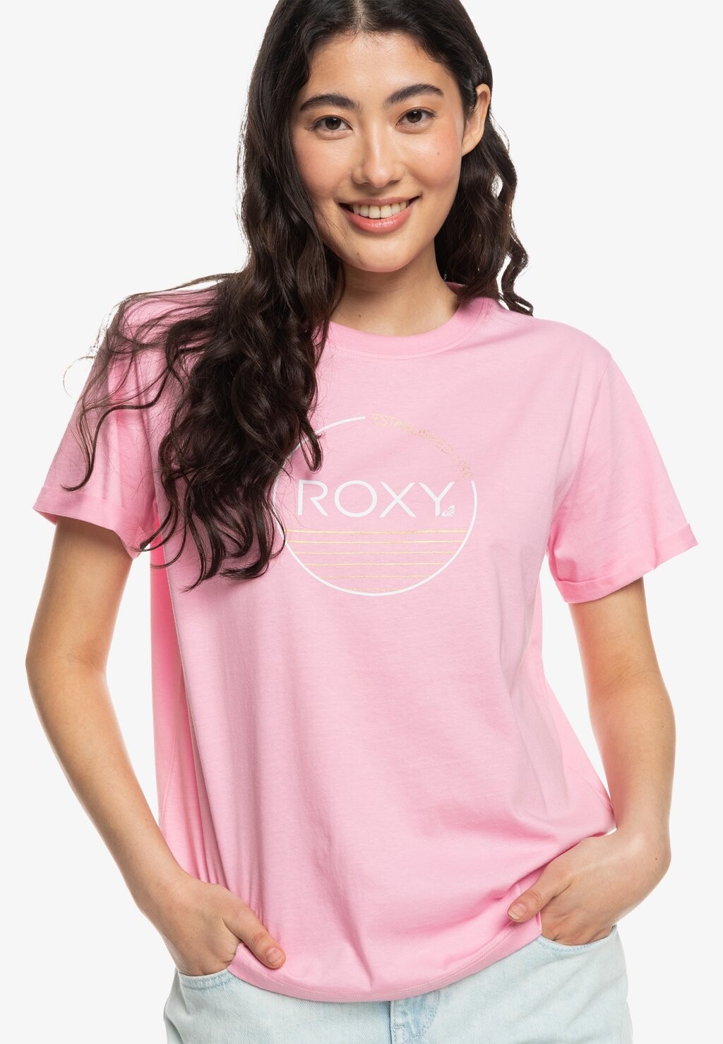 

Футболка с принтом NOON OCEAN Roxy, цвет meq