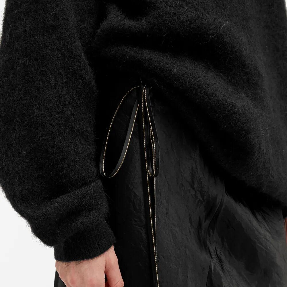 

Acne Studios Атласная юбка миди Iala, черный