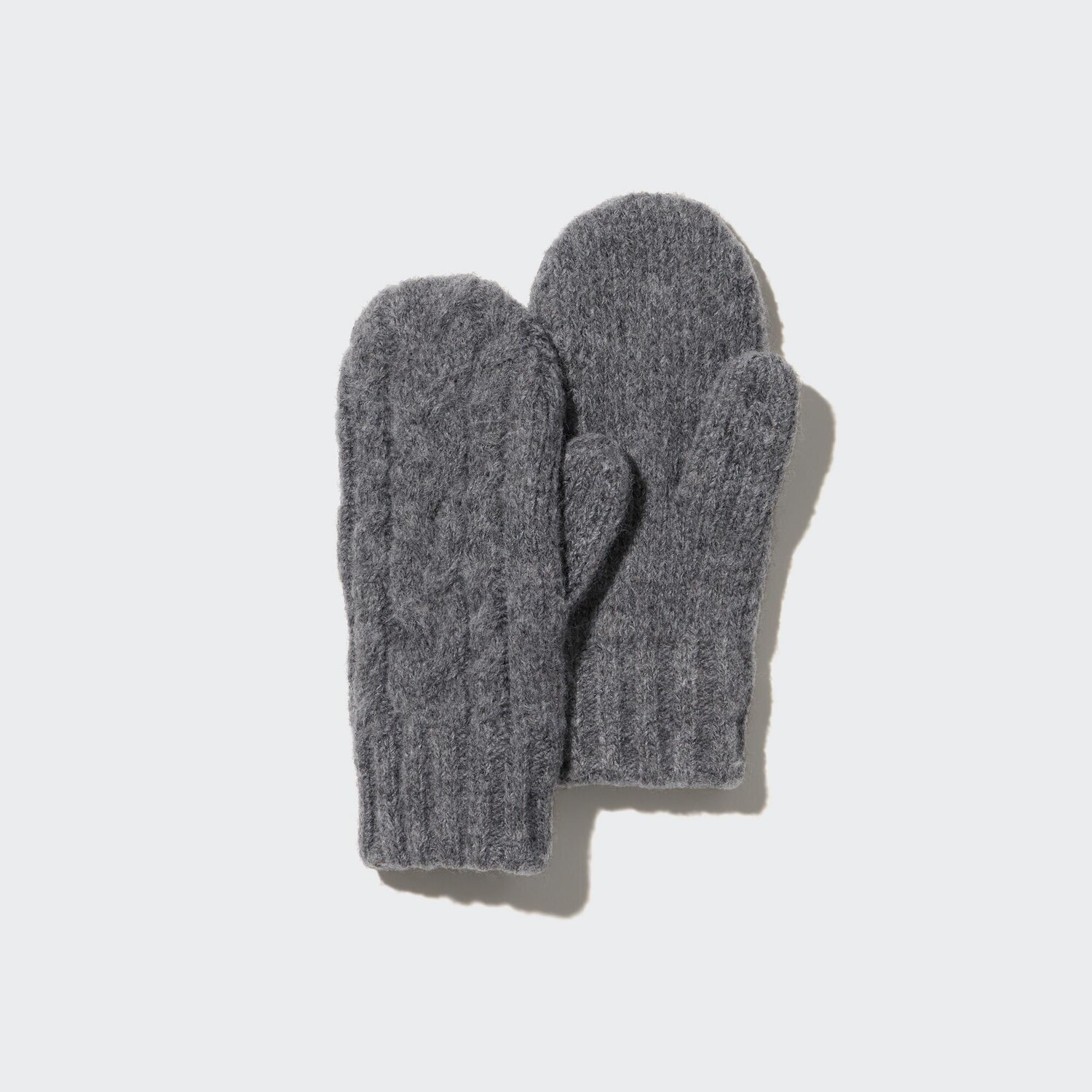 

Детские термоперчатки HEATTECH кабельной вязки Uniqlo, серый