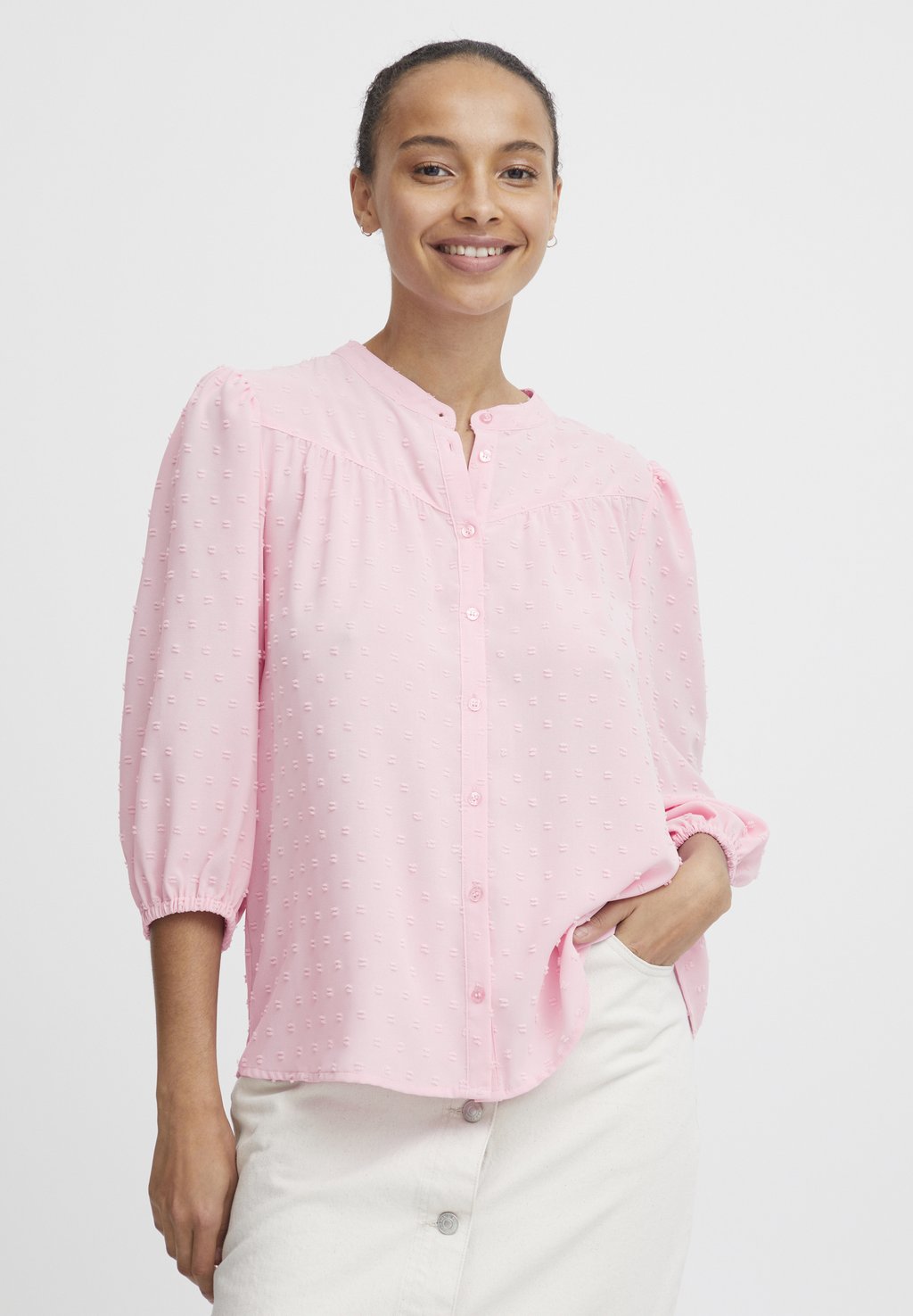 цена Блузка-рубашка GOODIE b.young, цвет pink sachet