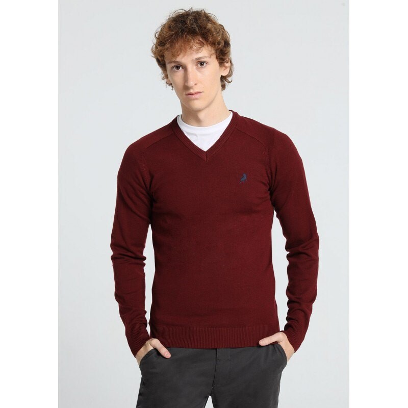 

Свитер Lois Jeans V Neck, красный