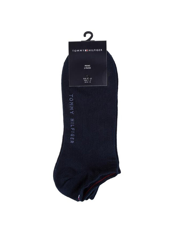 

Комплект из 2 низких носков унисекс Tommy Hilfiger, синий