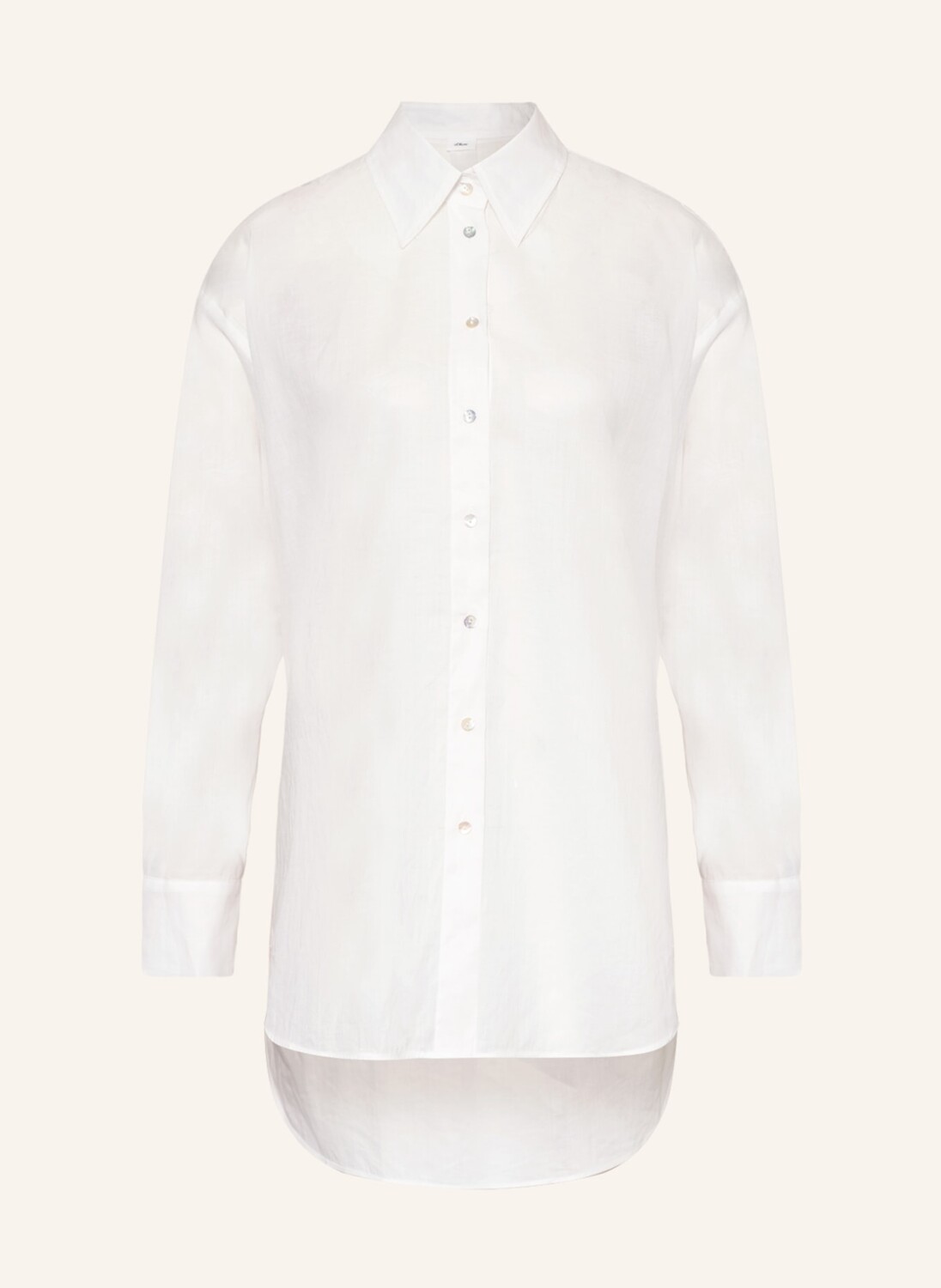 

Рубашка блузка s.Oliver BLACK LABEL, белый