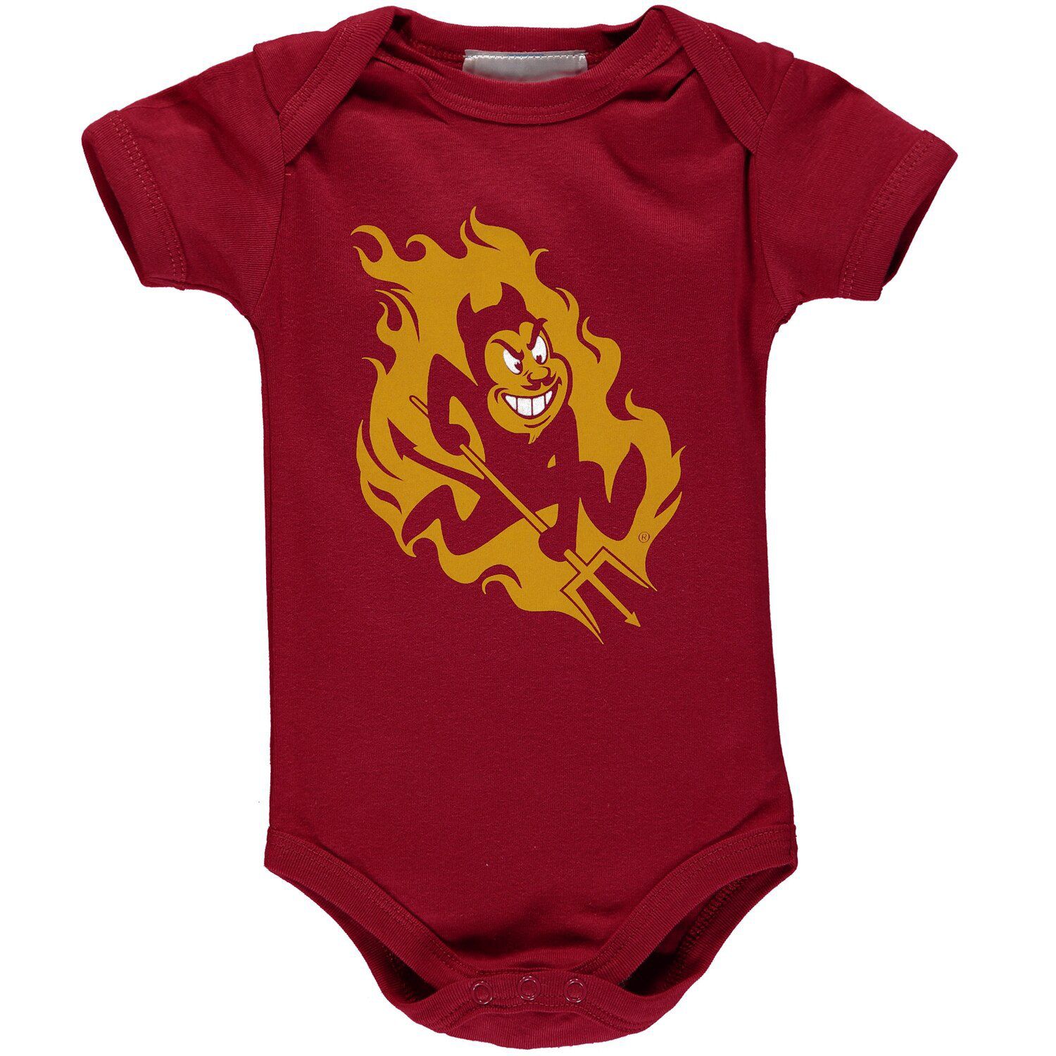 

Боди с большим логотипом Infant Maroon Arizona State Sun Devils Unbranded