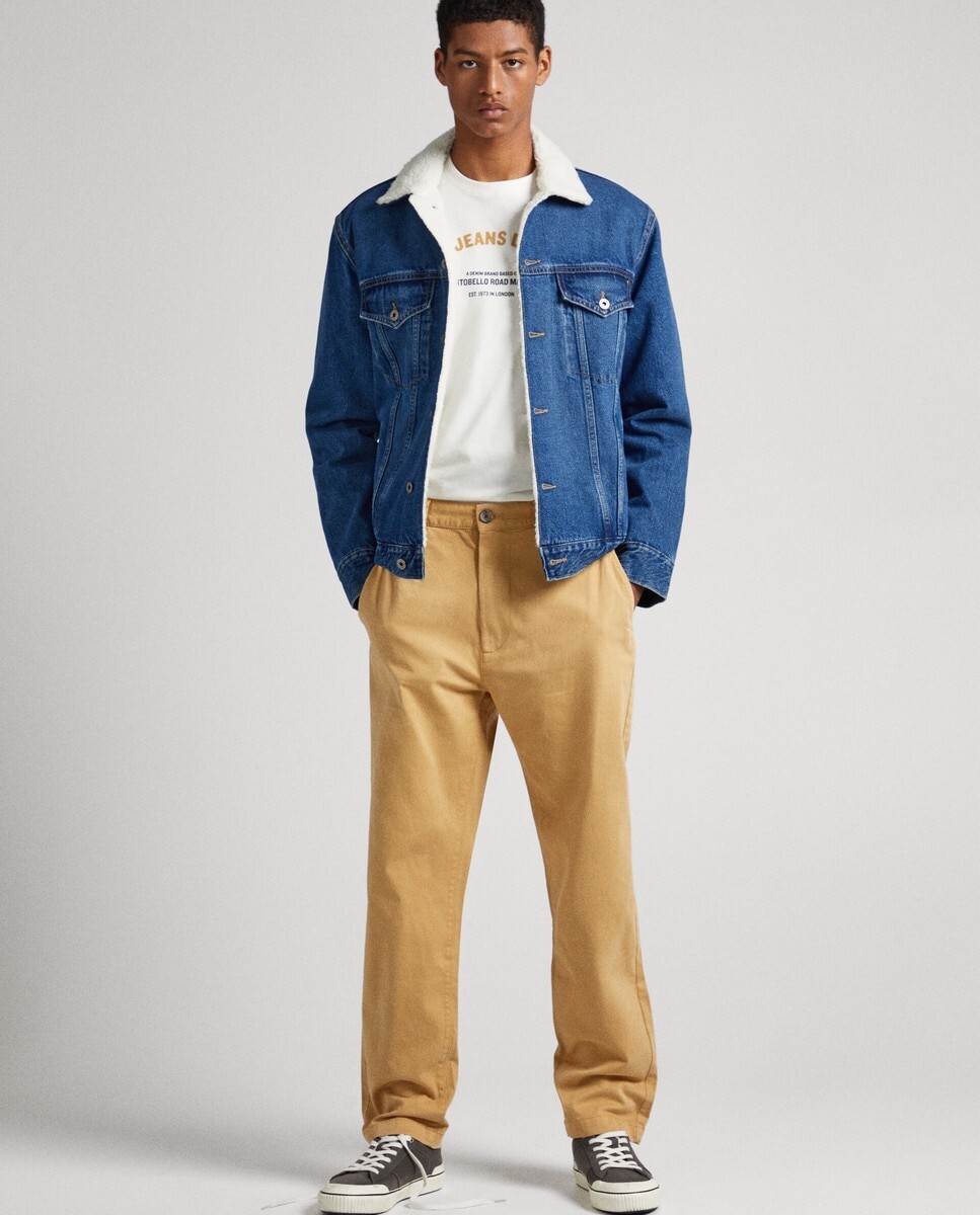 

Свободные мужские чинос в горчичном цвете Pepe Jeans, горчичный, Желтый