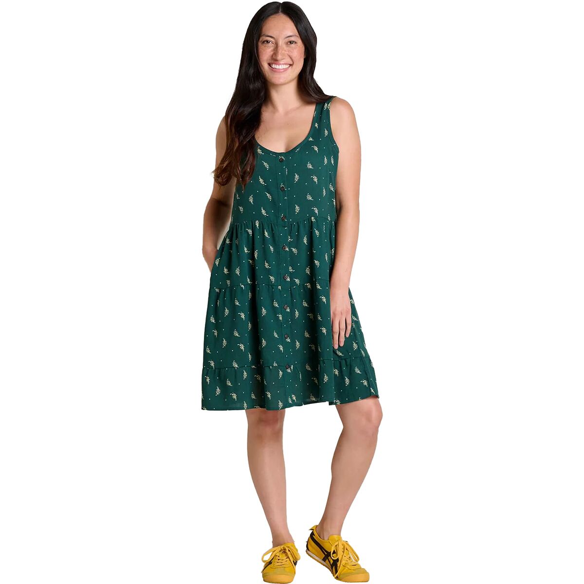 Многоярусное платье без рукавов manzana Toad&Co, цвет starshine print цена и фото
