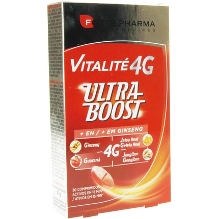 Forte Pharma Vitalite 4G Ultraboost 30 таблеток по 400 г, Forte Pharma цена и фото