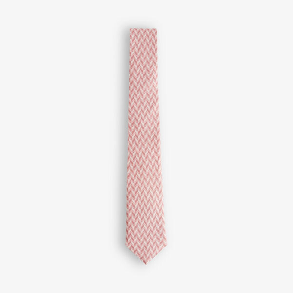 

Шелковый галстук lacebt с геометричным принтом Ted Baker, розовый