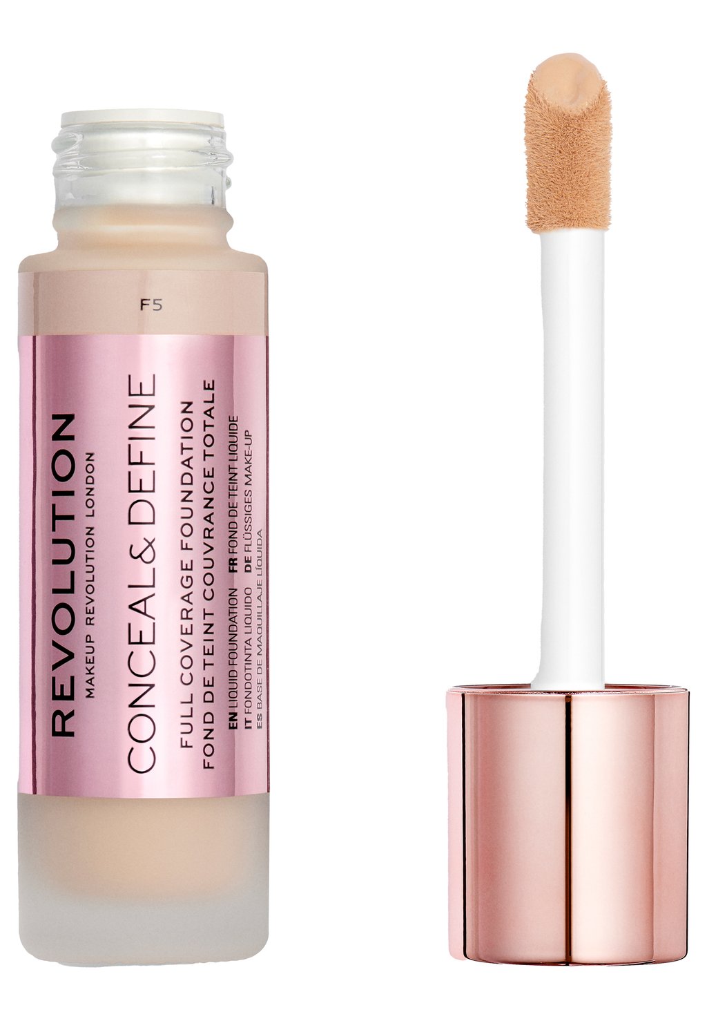 Тональный крем Conceal & Define Foundation Makeup Revolution, цвет f5