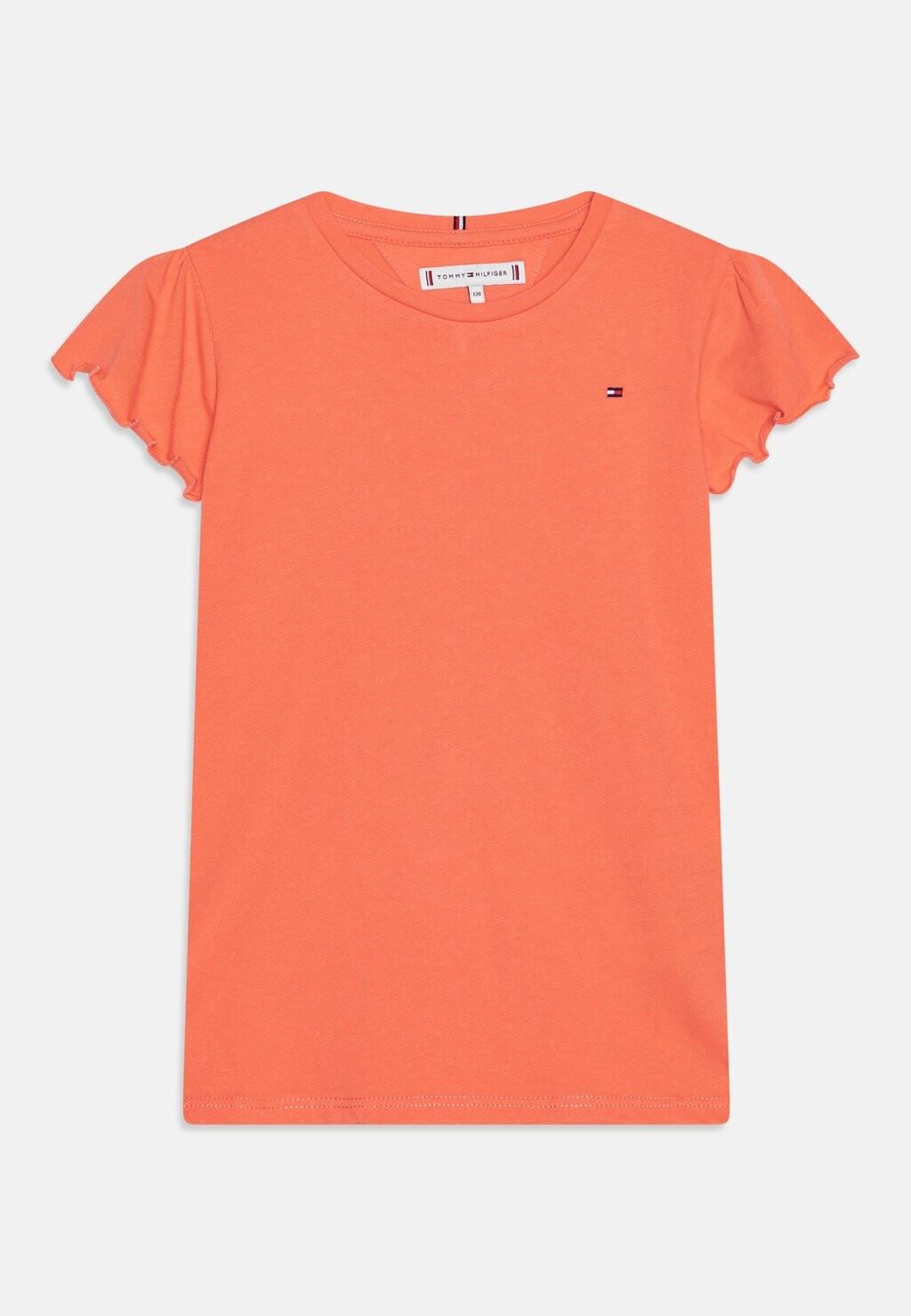 

Базовая футболка Essential Ruffle Sleeve Tommy Hilfiger, цвет santa fe sunset