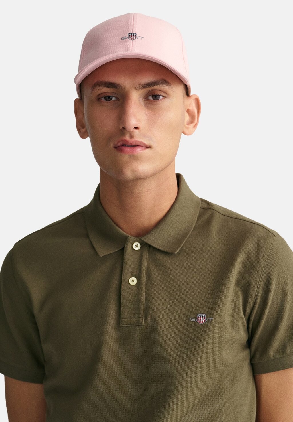 

Кепка SHIELD HIGH UNISEX GANT, румянец розовый