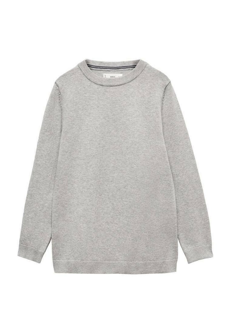 Вязаный свитер HUGO Mango Kids, цвет gris chiné moyen