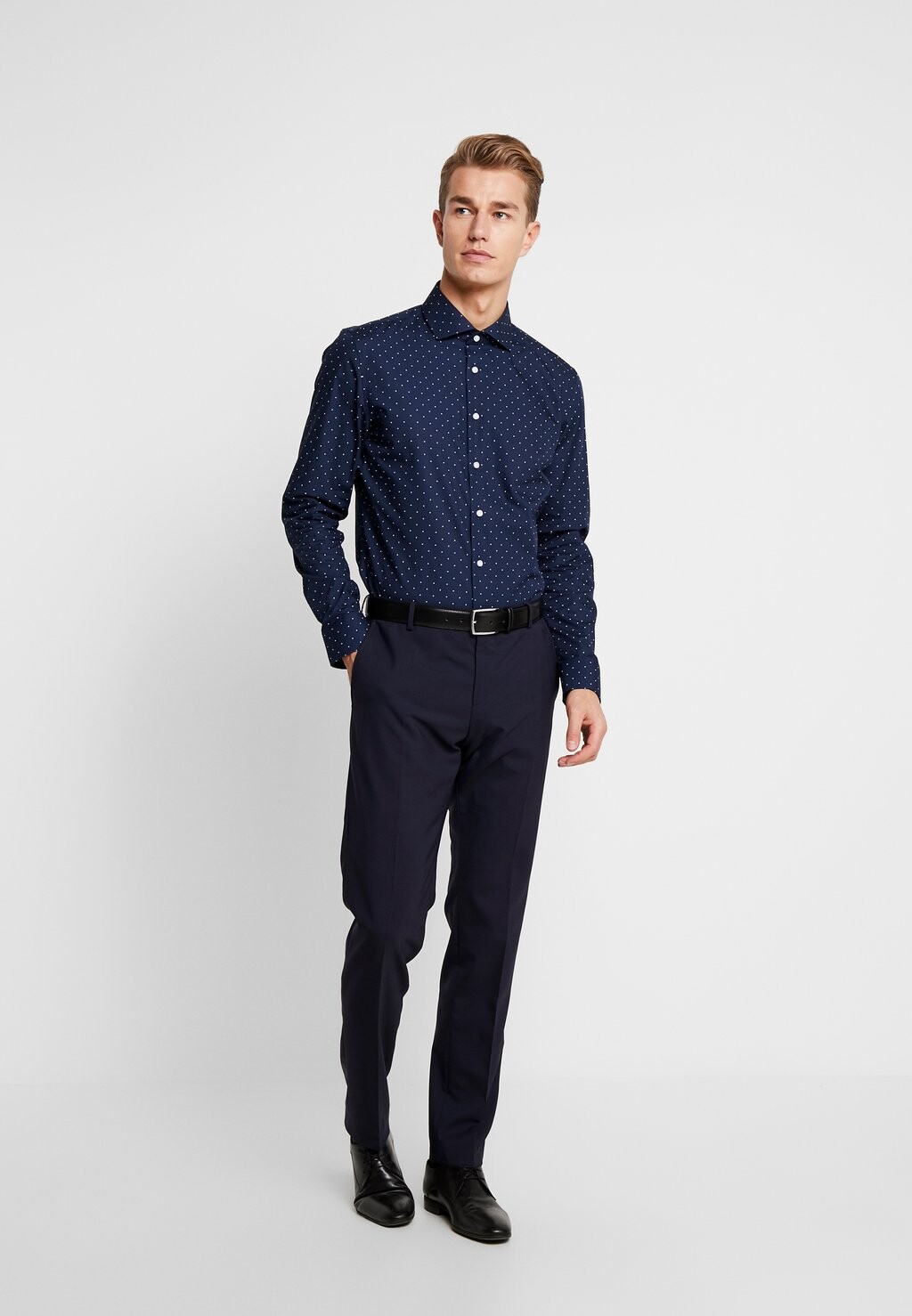 

Деловая рубашка KENT SLIM FIT CONTRAST Seidensticker, цвет dark blue