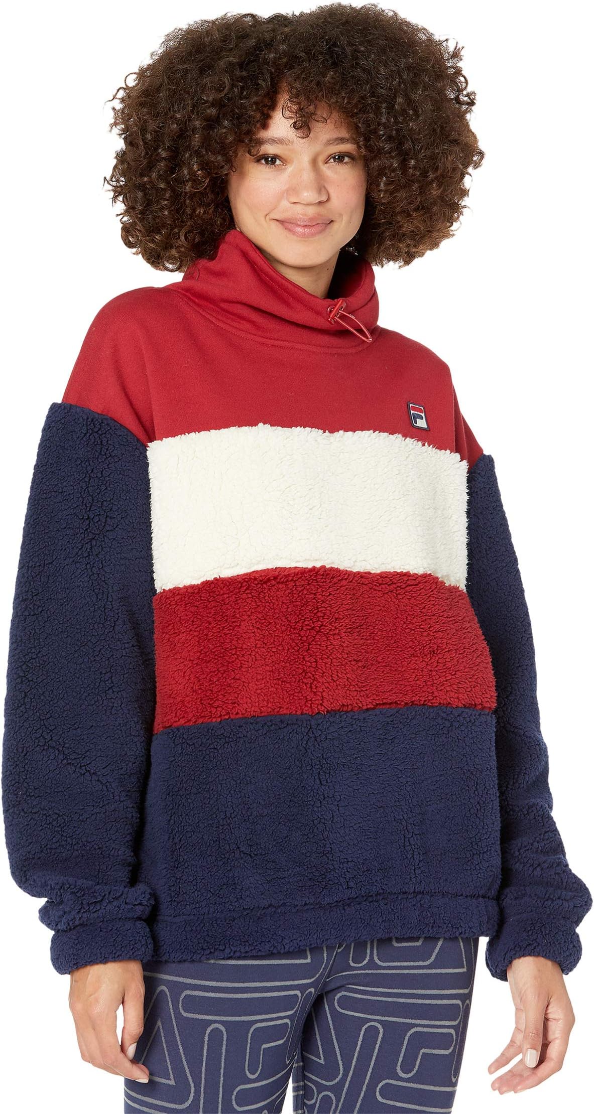 

Толстовка Fila Mahika Sweatshirt, цвет Rio Red/Peacoat/Turtle Dove