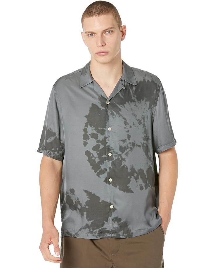 

Рубашка AllSaints Silverlake Short Sleeve Shirt, зеленый