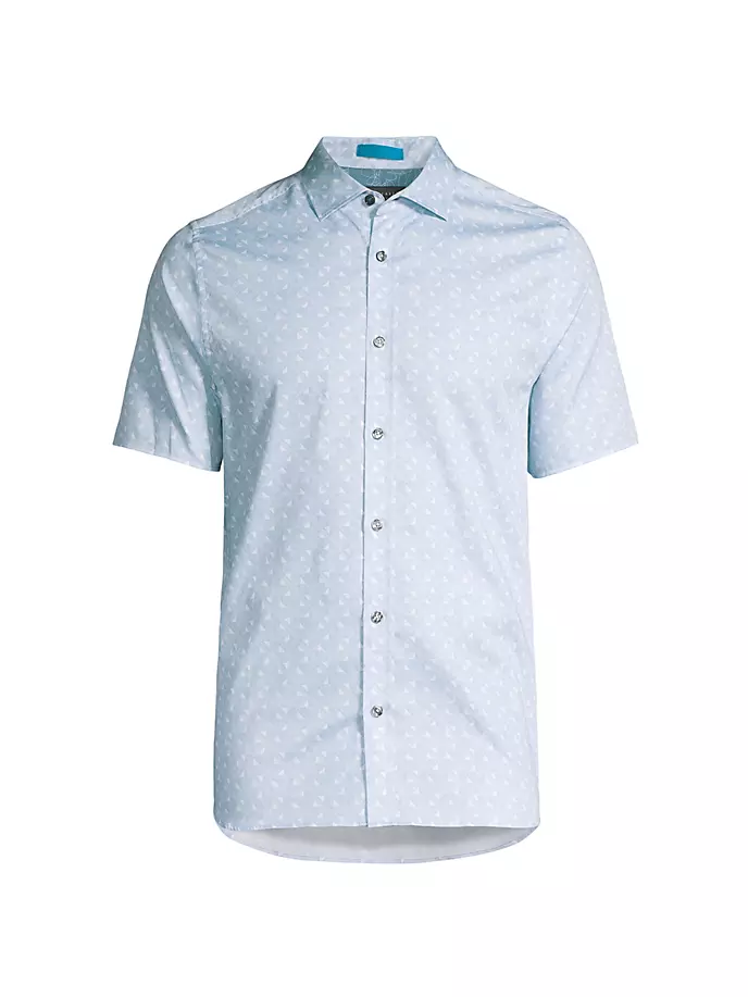 

Рубашка Barhill Geo Ted Baker, синий