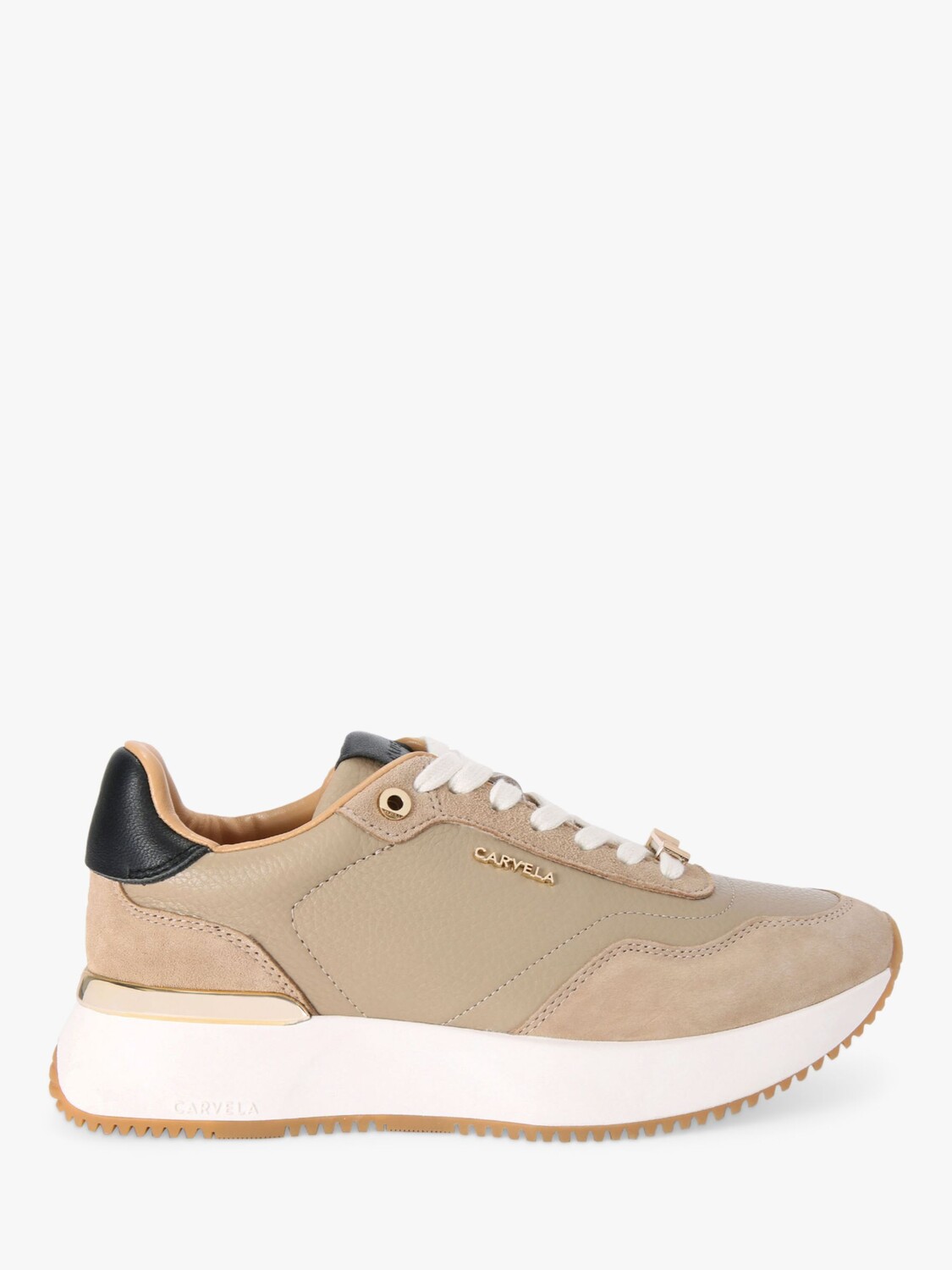 

Кожаные кроссовки Flare Carvela, коричневый