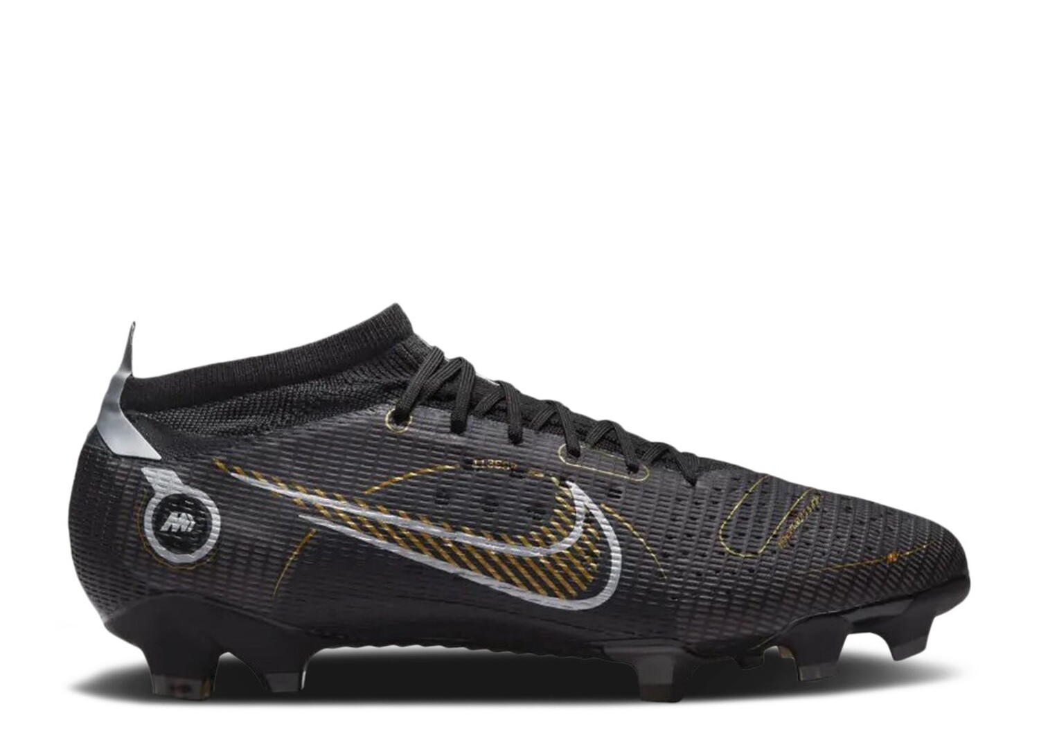 

Кроссовки Nike Mercurial Vapor 14 Pro Fg 'Black Metallic Gold', черный