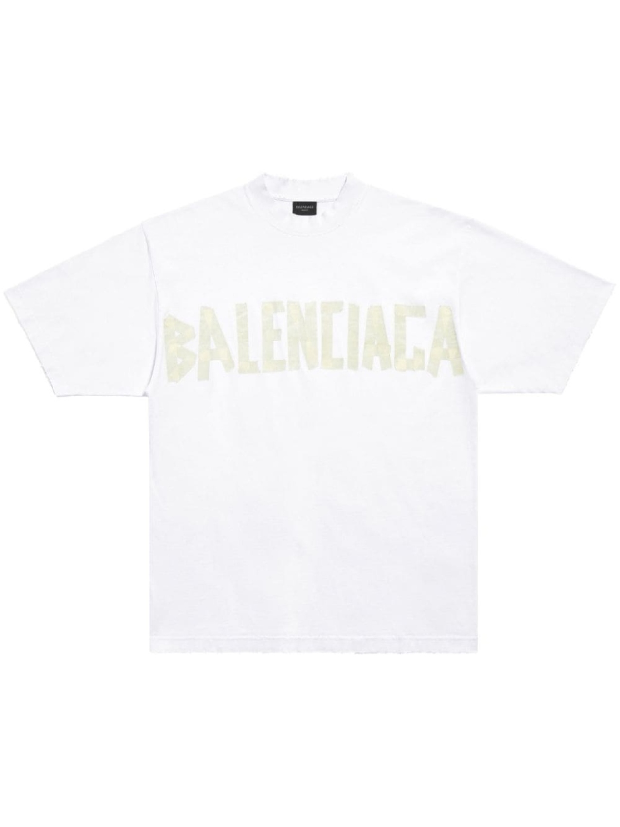 

Balenciaga футболка Tape Type, белый