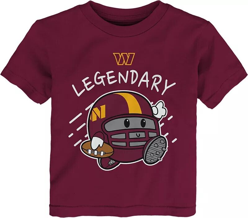 Nfl Team Apparel Для малышей красная футболка Washington Commanders Poki