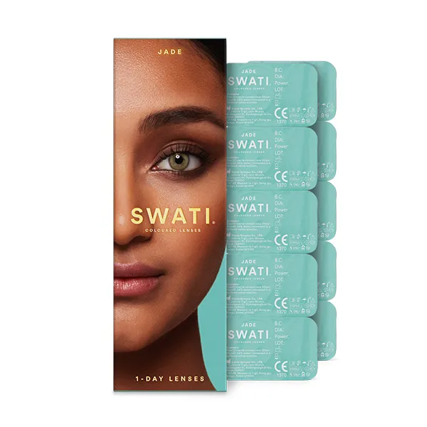 

Цветные контактные линзы 1 день 1-Day Coloured Lenses Swati, цвет jade