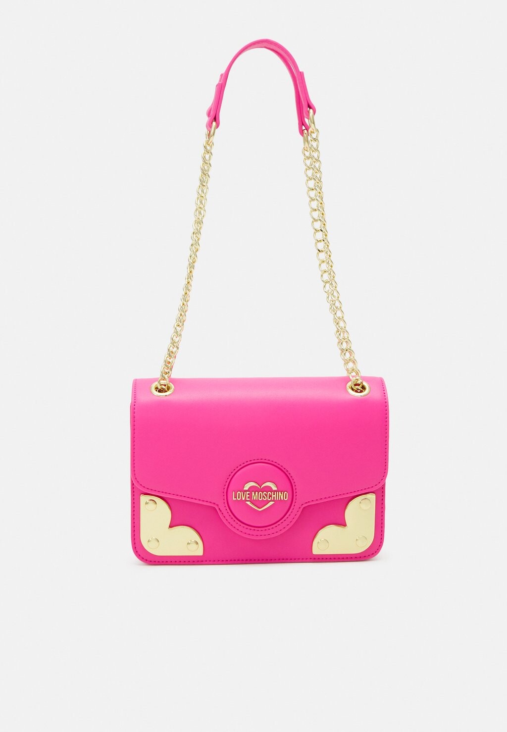 

Сумка Love Moschino HEART CORNER, фуксия