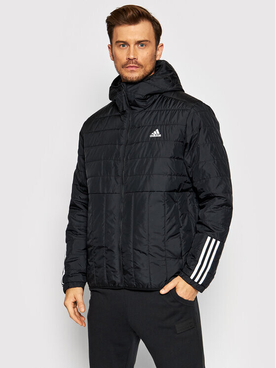 

Пуховик стандартного кроя Adidas, черный