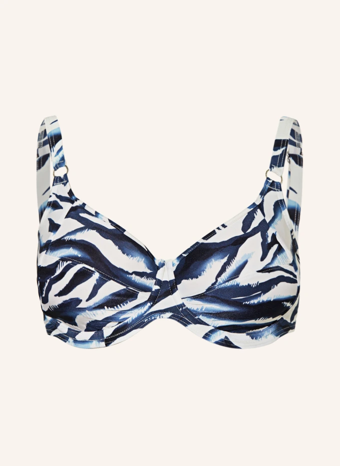 

Топ бикини на косточках wavy water Cyell, синий