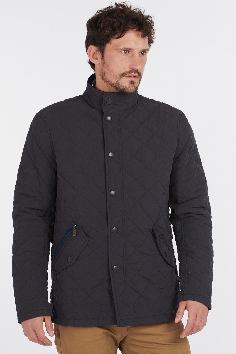

Стеганая куртка Shoveler Barbour, синий