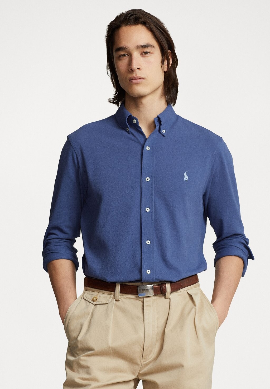 

Рубашка LONG SLEEVE Polo Ralph Lauren, цвет old royal