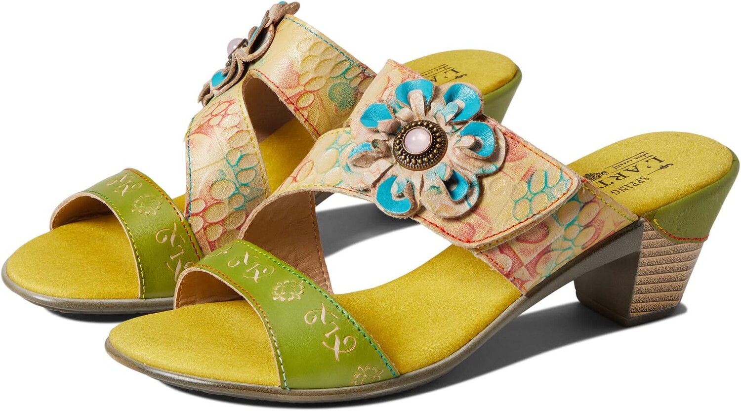 

Босоножки Classical L'Artiste by Spring Step, цвет Yellow Multi