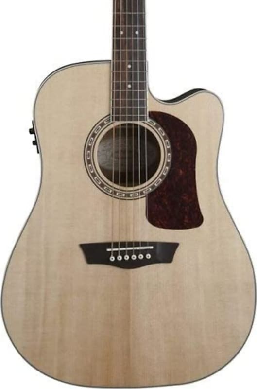 Акустическая гитара Washburn Heritage D20SCE Dreadnought Acoustic-Electric Guitar, Natural