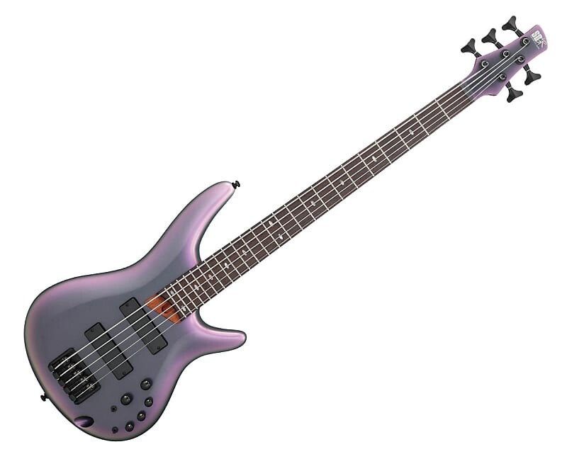 

Басс гитара Ibanez SR505EBAB SR Standard 5-String Bass - Black Aurora Burst