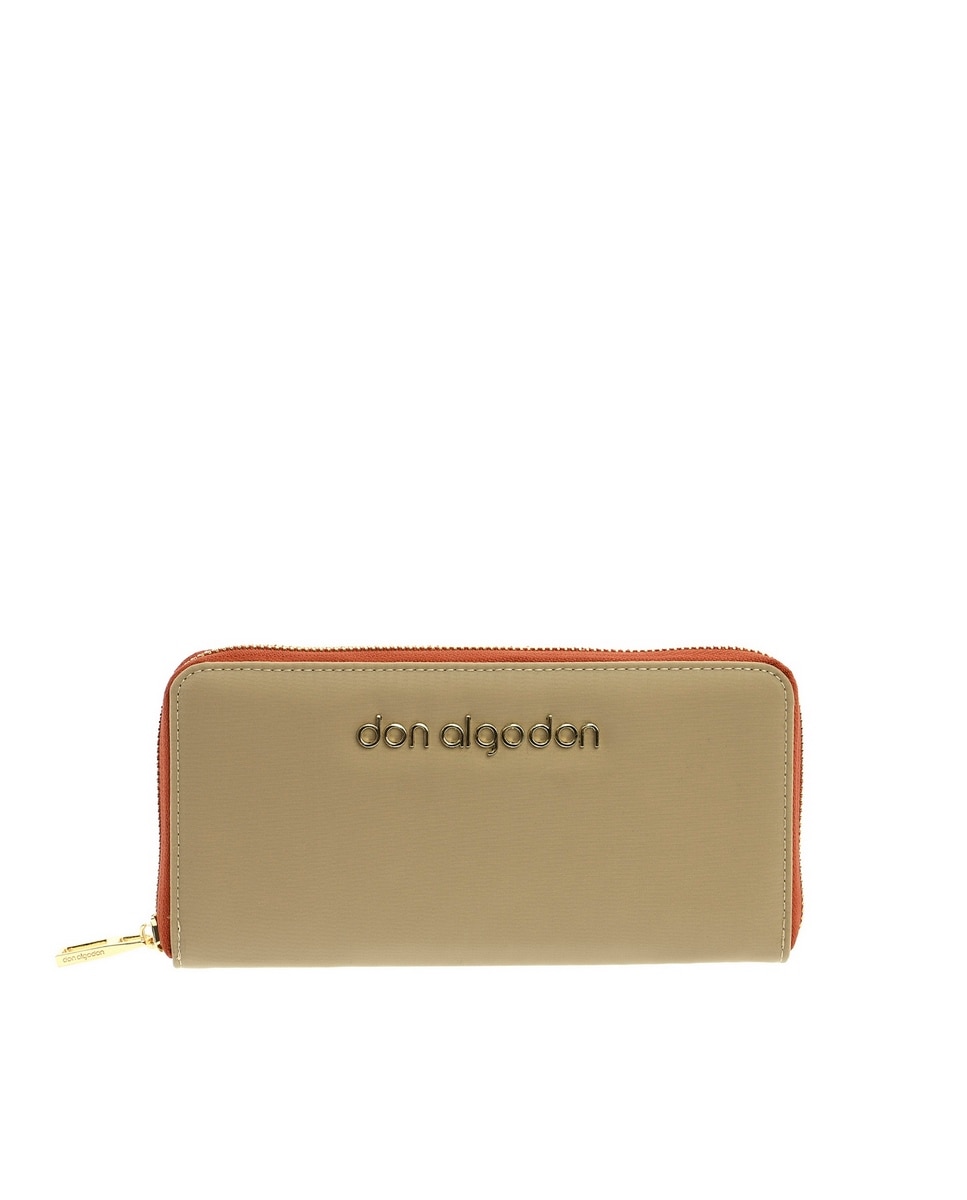 Бежевая женская сумочка на молнии Don Algodón, бежевый сумочка laia среднего размера на молнии бежевого цвета don algodón бежевый