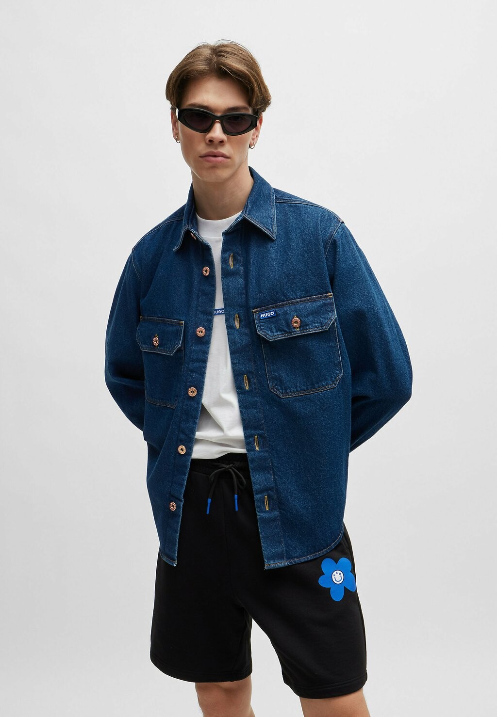 

Джинсовая куртка EBOLT HUGO, цвет blue